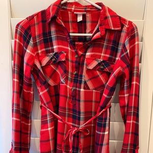 Isabel Maternity Plaid Long Sleeve